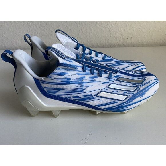 Adidas Adizero 12.0 Football Cleats HR1594 Blue Ice Splash Promo Men’s Sz 12 - Picture 5 of 11